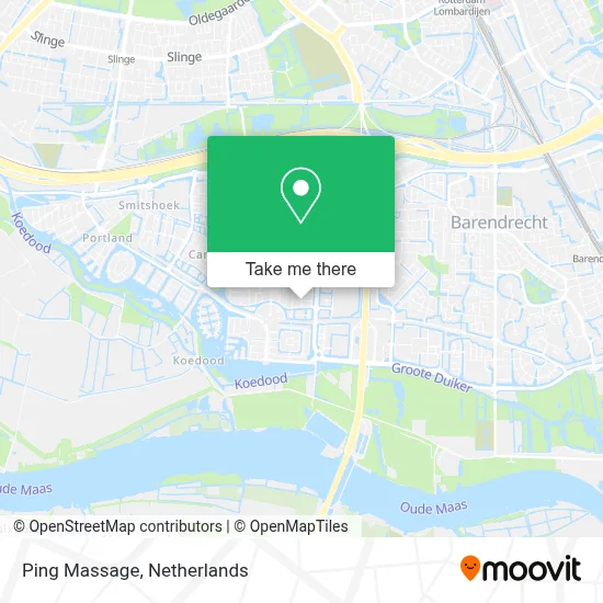 Ping Massage map
