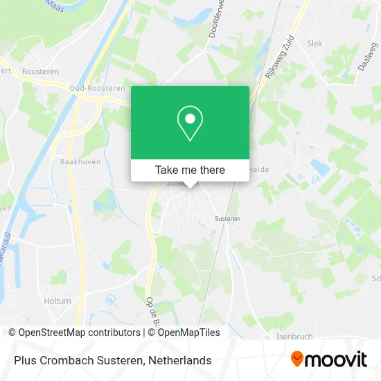 Plus Crombach Susteren map