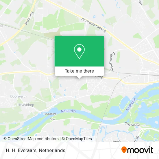 H. H. Everaars map
