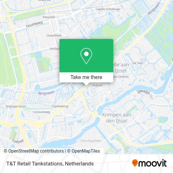 T&T Retail Tankstations map