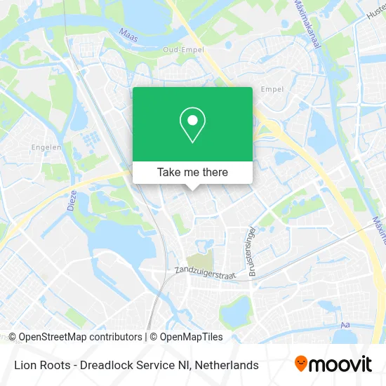 Lion Roots - Dreadlock Service Nl map