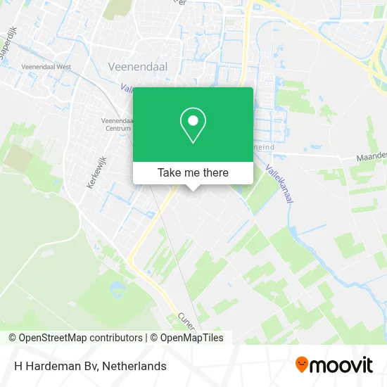 H Hardeman Bv map