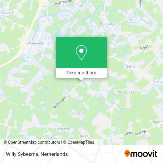 Willy Sybesma map