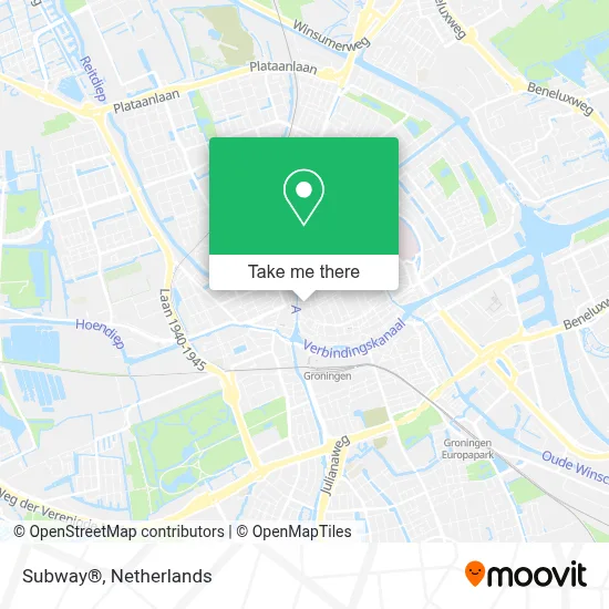 Subway® map
