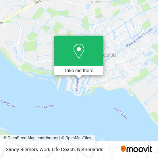 Sandy Riemers Work Life Coach map