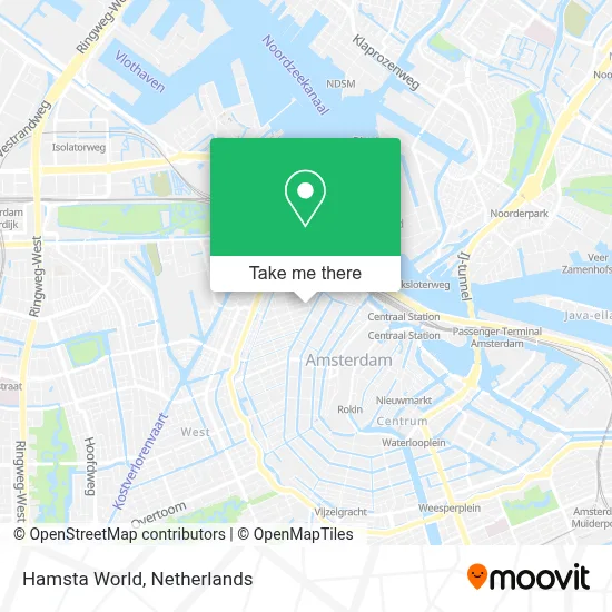 Hamsta World map