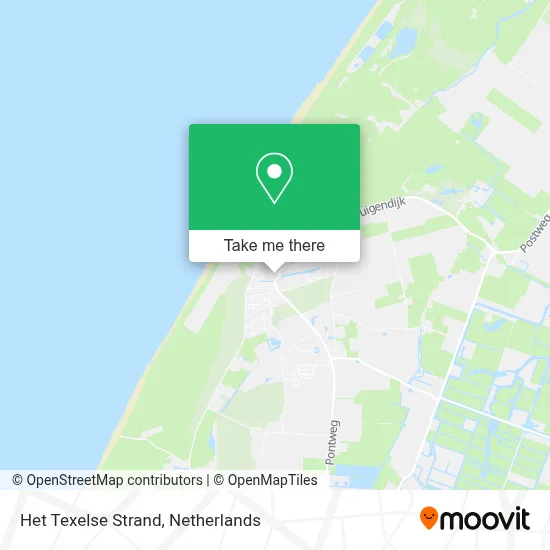 Het Texelse Strand map