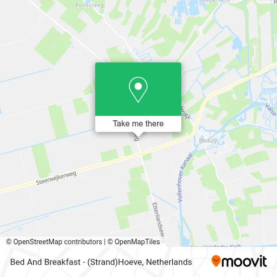 Bed And Breakfast - (Strand)Hoeve map
