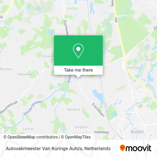 Autovakmeester Van Kuringe Auto's map