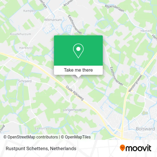Rustpunt Schettens map