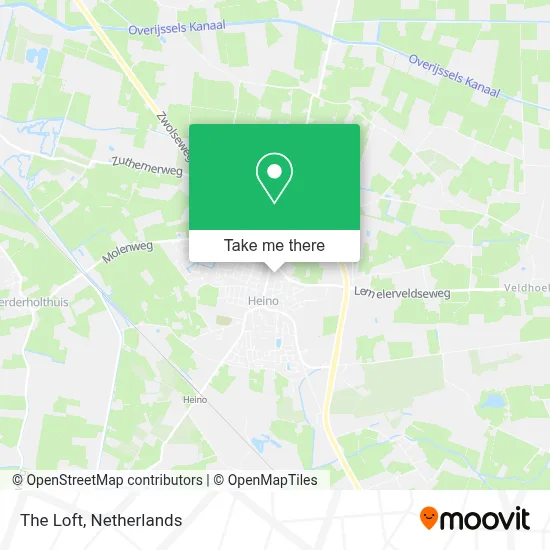De Loft map
