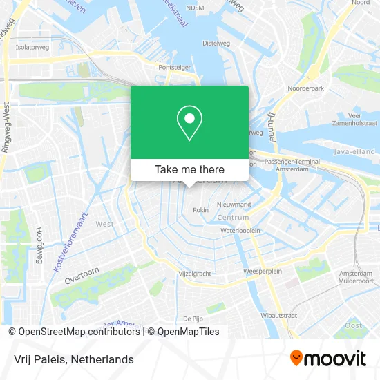 Vrij Paleis map