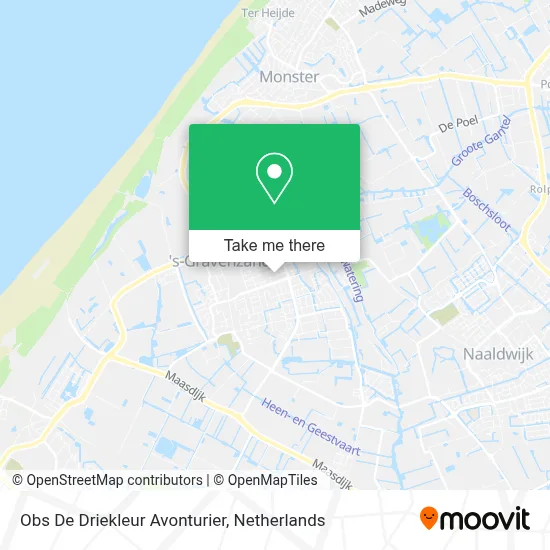 Obs De Driekleur Avonturier map