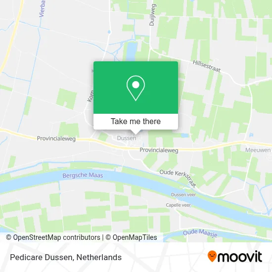 Pedicare Dussen map