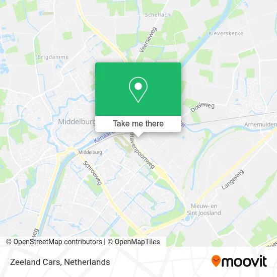 Zeeland Cars map