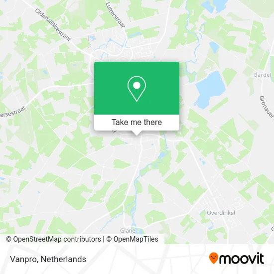 Vanpro map
