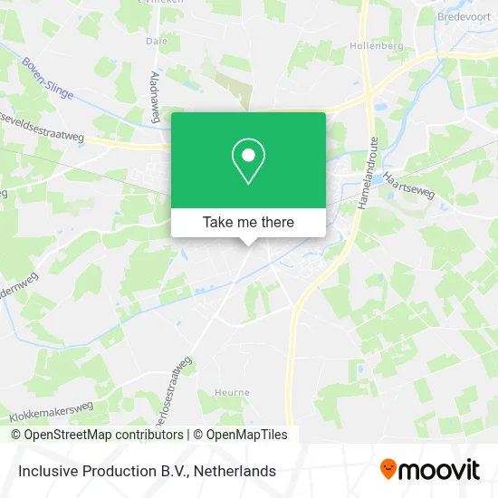 Inclusive Production B.V. map