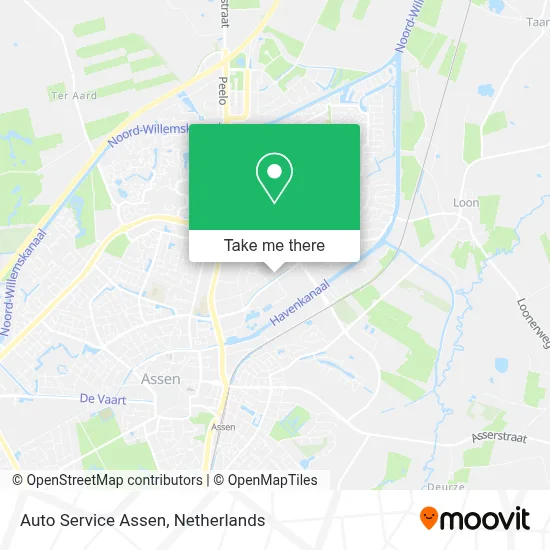 Auto Service Assen Karte