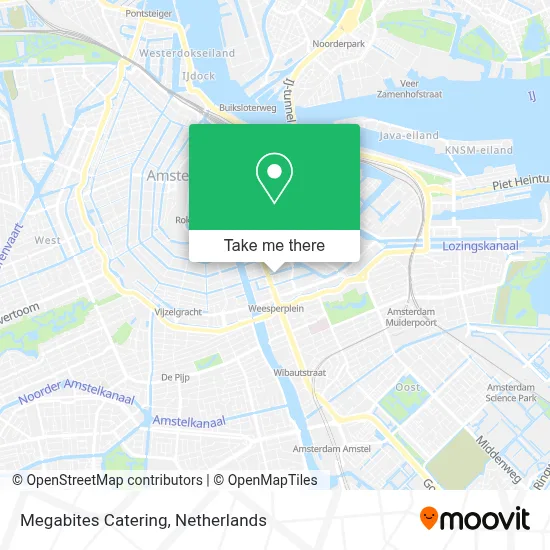 Megabites Catering map
