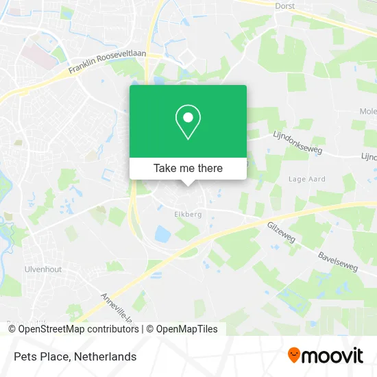 Pets Place map