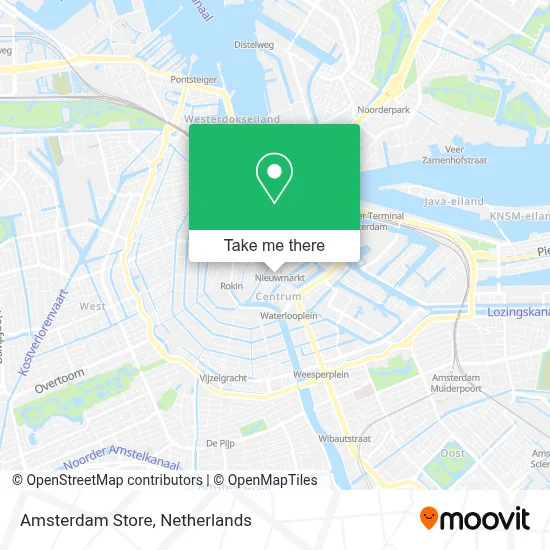 Amsterdam Store map