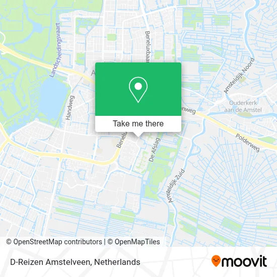 D-Reizen Amstelveen map