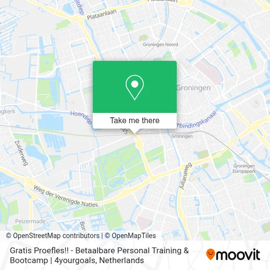 Gratis Proefles!! - Betaalbare Personal Training & Bootcamp | 4yourgoals map