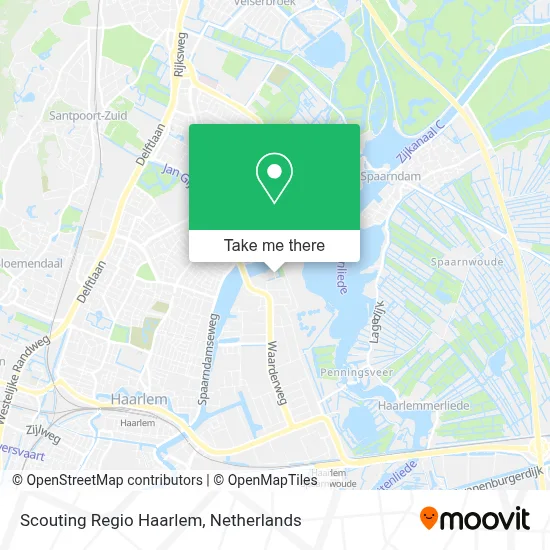 Scouting Regio Haarlem map