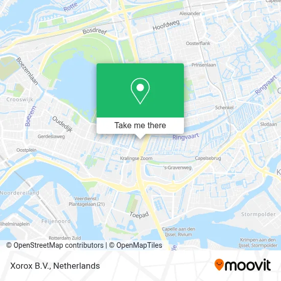 Xorox B.V. map