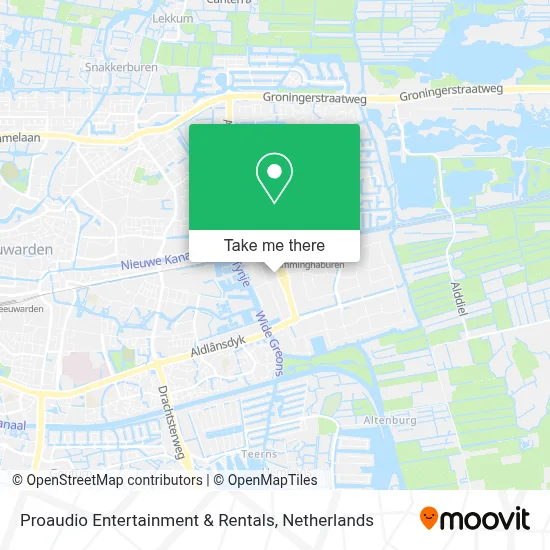 Proaudio Entertainment & Rentals map