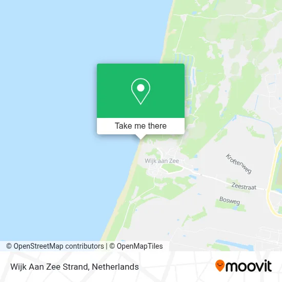 Wijk Aan Zee Strand map
