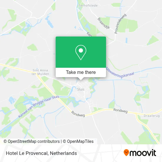 Hotel Le Provencal map