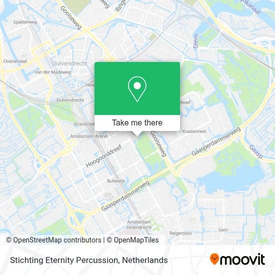 Stichting Eternity Percussion map