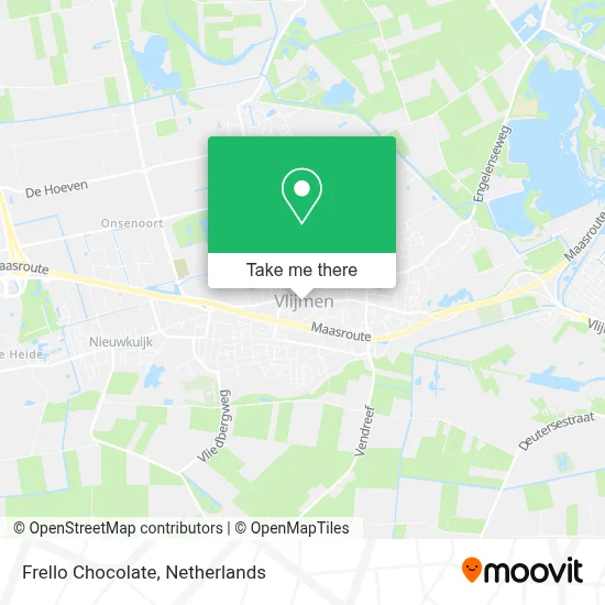 Frello Chocolate map
