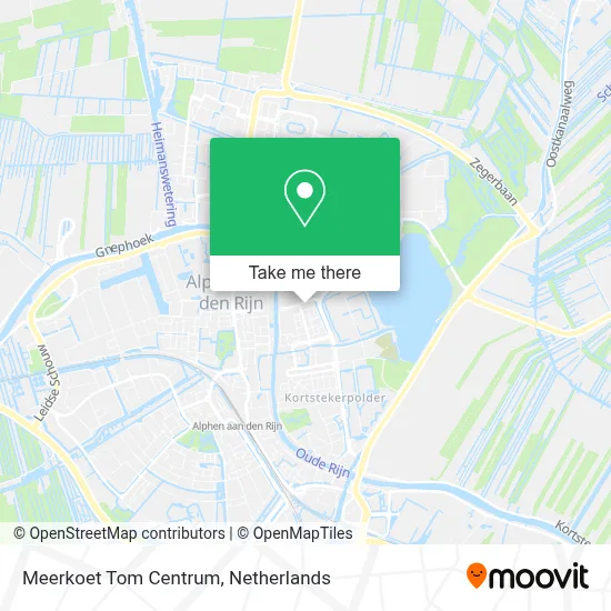 Meerkoet Tom Centrum map