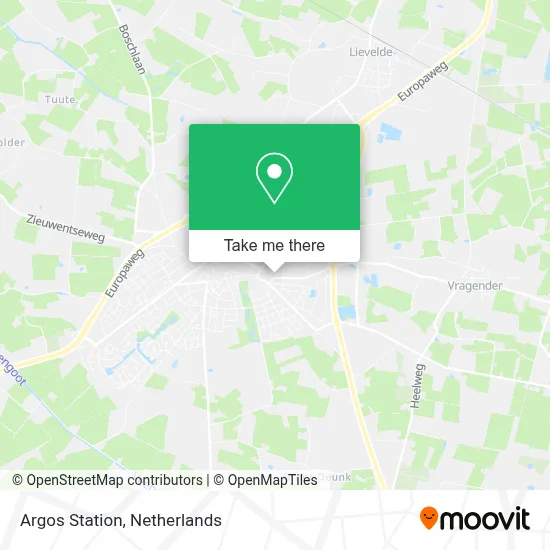 Argos Station map