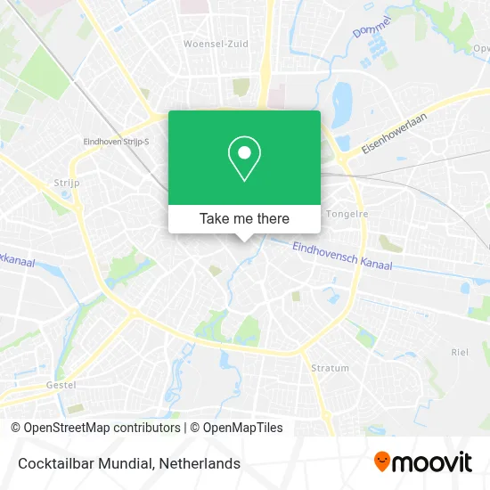 Cocktailbar Mundial map