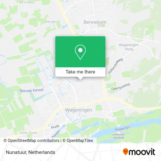 Nunatuur map
