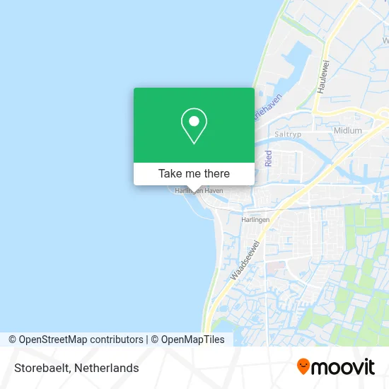 Storebaelt map