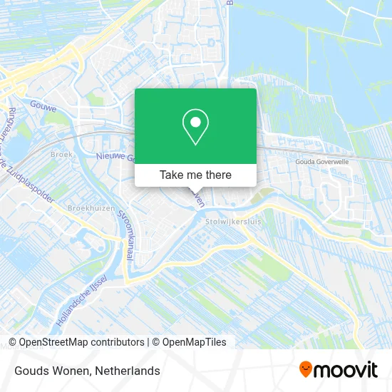 Gouds Wonen map