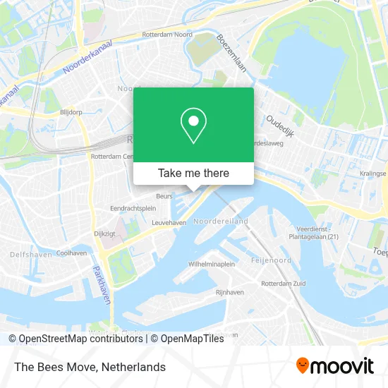 The Bees Move map