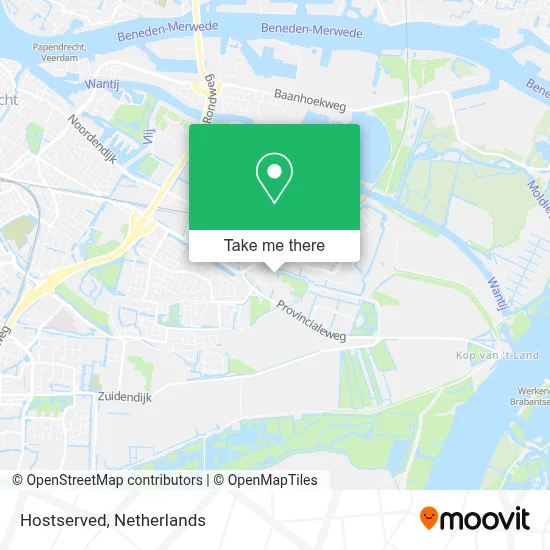 Hostserved map