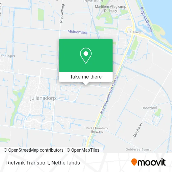 Rietvink Transport map