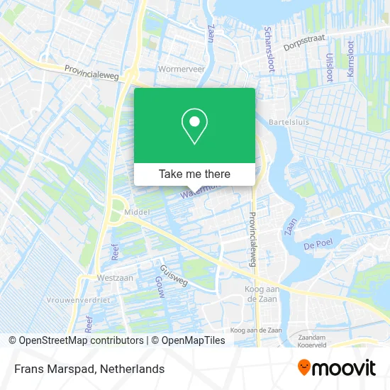 Frans Marspad map