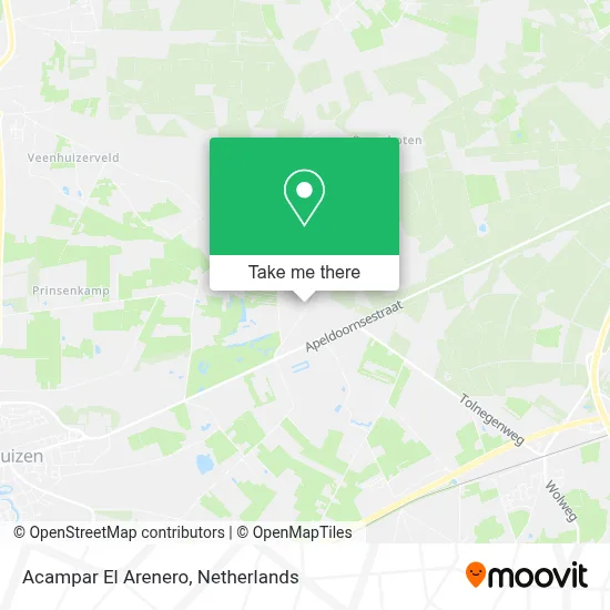 Acampar El Arenero map
