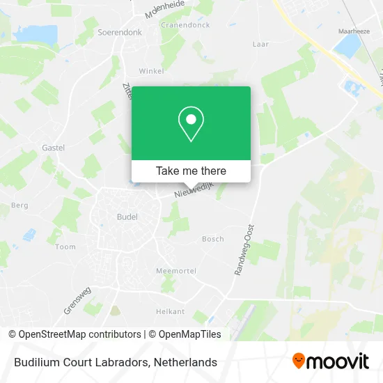 Budilium Court Labradors map