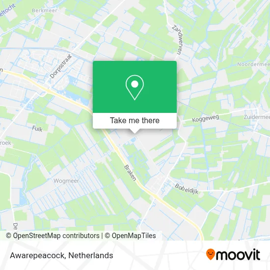 Awarepeacock map