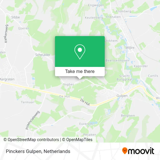 Pinckers Gulpen map