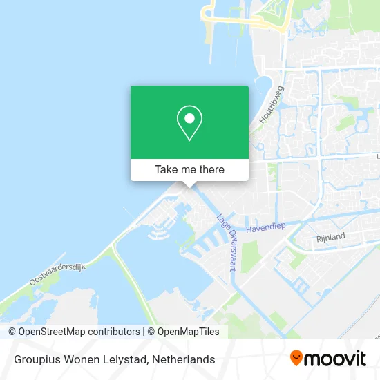 Groupius Wonen Lelystad map