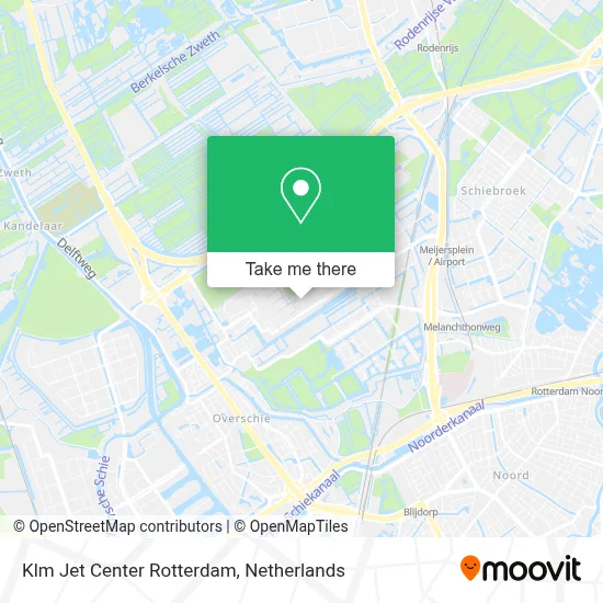 Klm Jet Center Rotterdam map